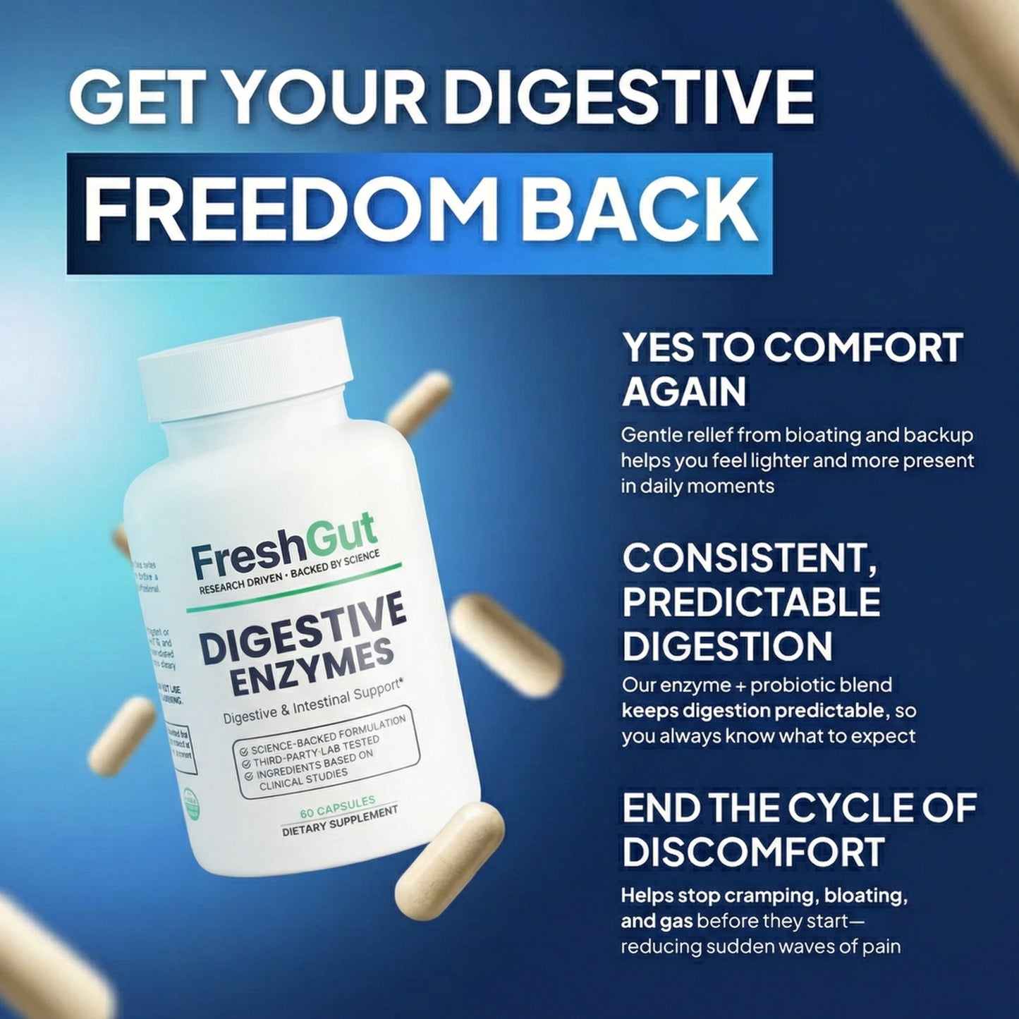 FreshGut Digestive Enzymes