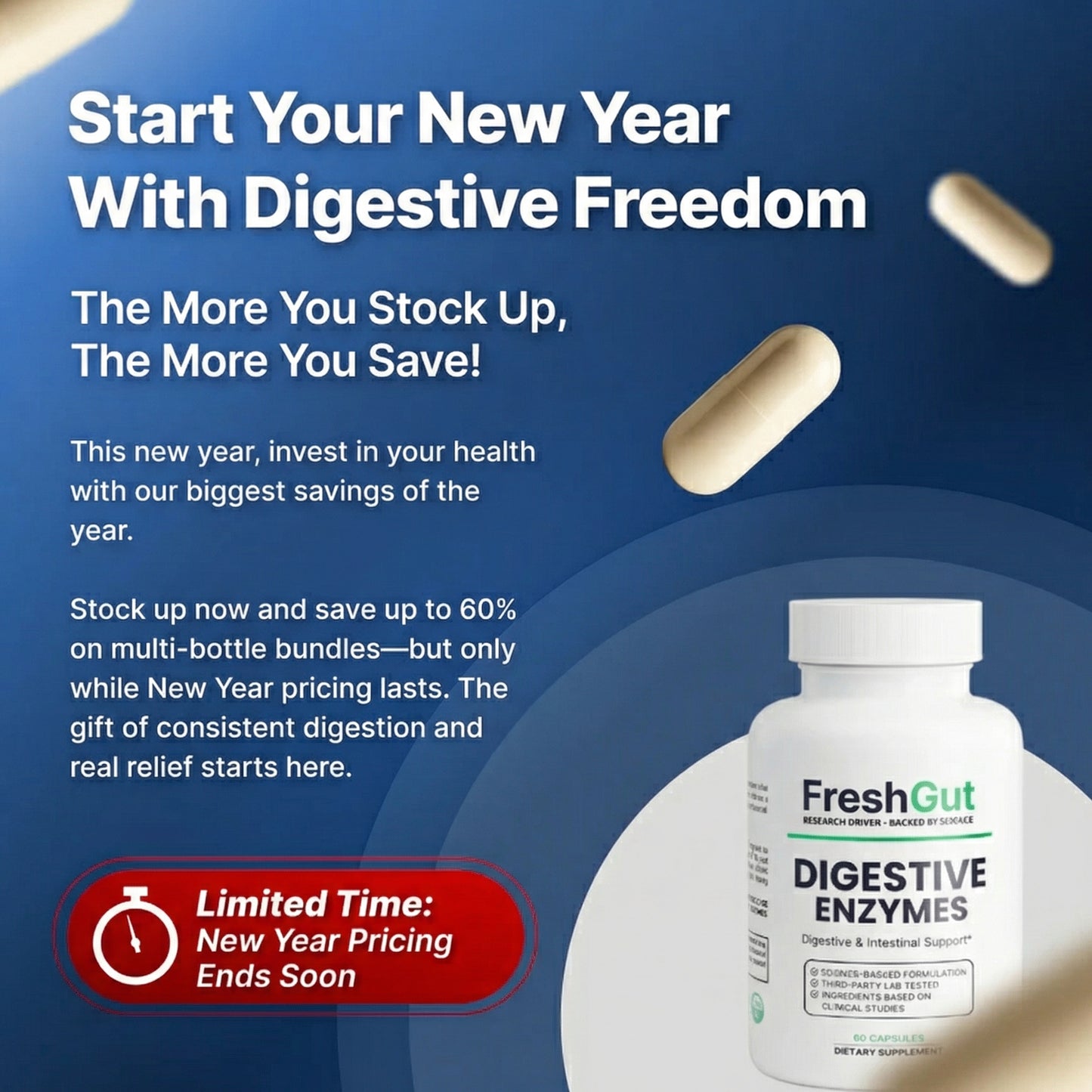 FreshGut Digestive Enzymes