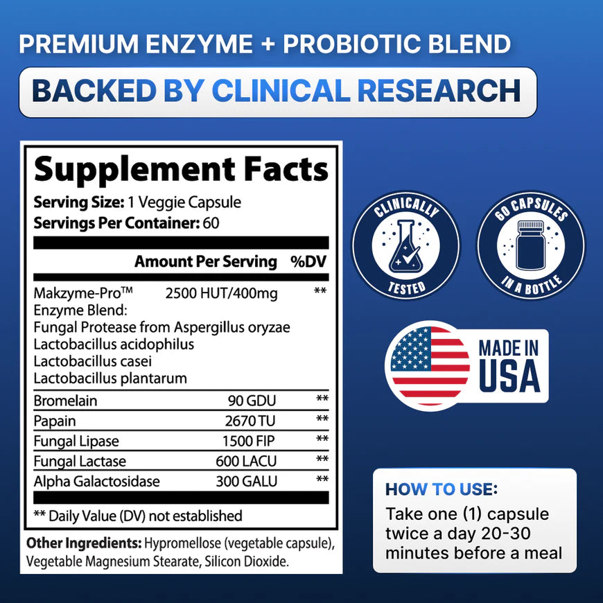 FreshGut Digestive Enzymes